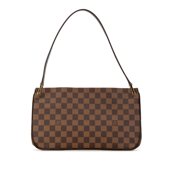 ルイ ヴィトン ダミエ オーバーニュ ショルダーバッグ N51129 ブラウン PVC レザー レディース LOUIS VUITTON 【中古】