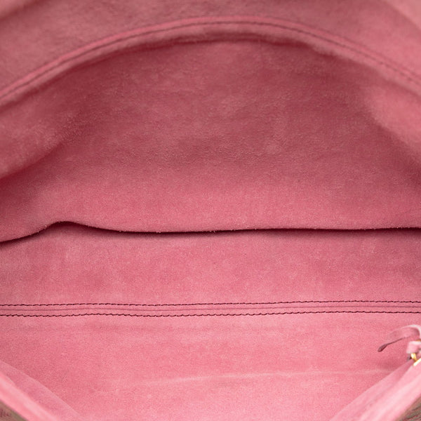 ジバンシー ワンショルダーバッグ ハンドバッグ ピンク ブラウン キャンバス スウェード レディース Givenchy 【中古】