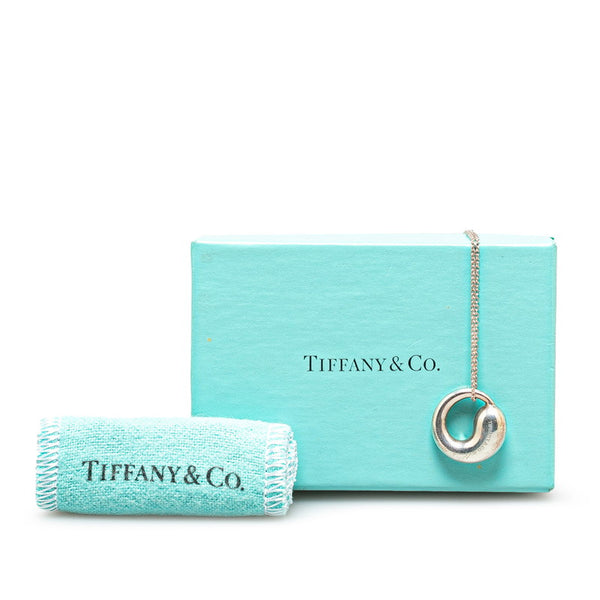 ティファニー エルサ ペレッティ エターナル サークル ペンダント ネックレス シルバー SV925 シルバー レディース TIFFANY&Co. 【中古】