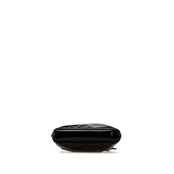 ジバンシー パイソン型押し ワンショルダーバッグ ブラック エナメル レディース Givenchy 【中古】