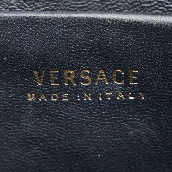 ヴェルサーチェ ハンドバッグ ショルダーバッグ ベージュ マルチカラー パイソン レザー レディース VERSACE 【中古】