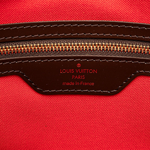 ルイ ヴィトン ダミエ チェルシー トートバッグ ショルダーバッグ N51119 ブラウン PVC レザー レディース LOUIS VUITTON 【中古】