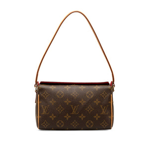 ルイ ヴィトン モノグラム レシタル  ハンドバッグ M51900 ブラウン PVC レザー レディース LOUIS VUITTON 【中古】