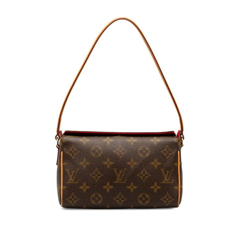 ルイ ヴィトン モノグラム レシタル  ハンドバッグ M51900 ブラウン PVC レザー レディース LOUIS VUITTON 【中古】