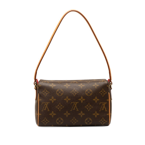 ルイ ヴィトン モノグラム レシタル  ハンドバッグ M51900 ブラウン PVC レザー レディース LOUIS VUITTON 【中古】