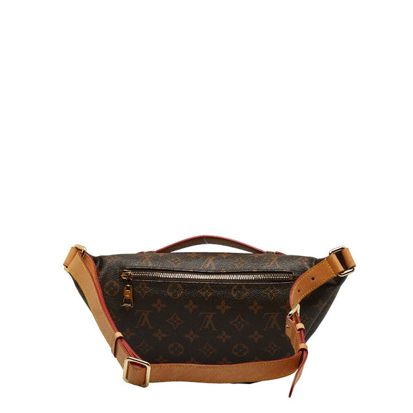 ルイ ヴィトン モノグラム バムバック ボディバッグ ウエストバッグ M43644 ブラウン PVC レザー レディース LOUIS VUITTON 【中古】