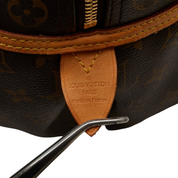 ルイ ヴィトン モノグラム モントグレイユGM ショルダーバッグ M95566 ブラウン PVC レザー レディース LOUIS VUITTON 【中古】