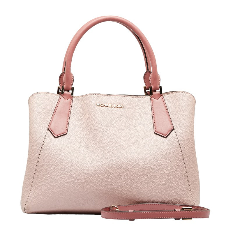 マイケルコース ハンドバッグ ショルダーバッグ 2WAY ピンク レザー レディース Michael Kors 【中古】