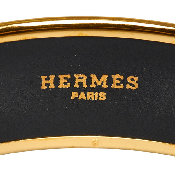 エルメス エマイユGM バングル ゴールド マルチカラー メッキ レディース HERMES 【中古】