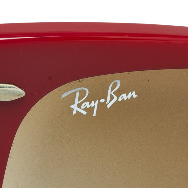 レイバン ウェイファーラー スペシャル シリーズ サングラス RB2140 レッド マルチカラー プラスチック レディース Ray-Ban 【中古】