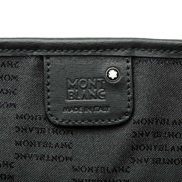 モンブラン ビジネスバッグ ブリーフケース 書類カバン ブラック ナイロン レザー メンズ MONTBLANC 【中古】