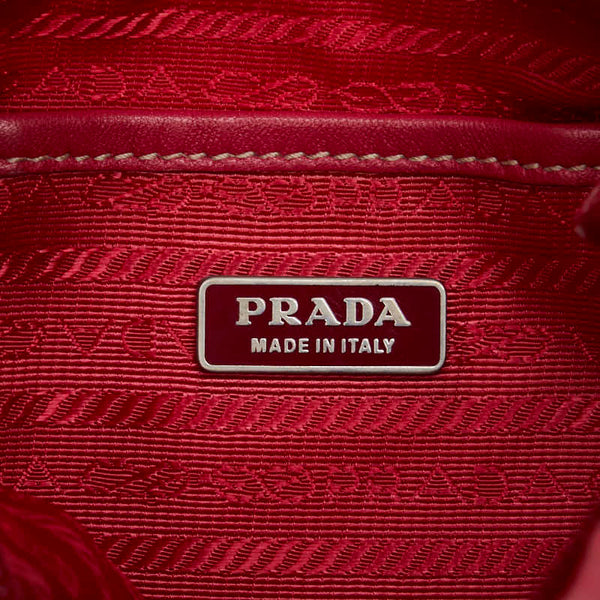 プラダ 斜め掛け ショルダーバッグ ピンク ナイロン レディース PRADA 【中古】