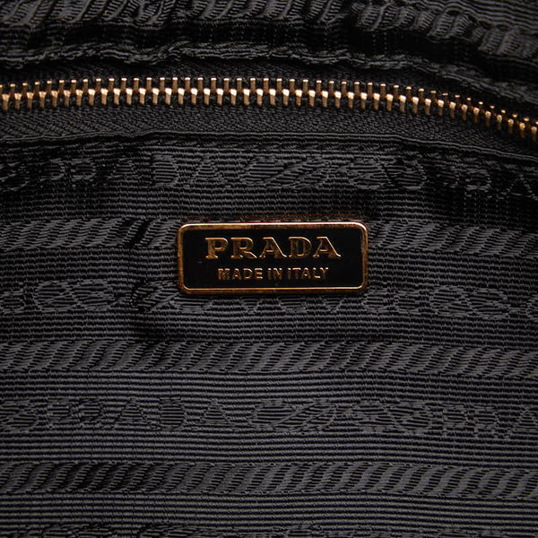 プラダ サフィアーノ 斜め掛け ショルダーバッグ BT0077 レッド レザー レディース PRADA 【中古】