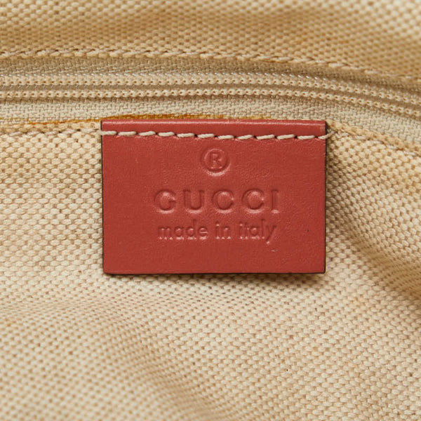 グッチ ディアマンテ スーキー ハンドバッグ ショルダーバッグ ２WAY 223974 ベージュ ピンク キャンバス レザー レディース GUCCI 【中古】