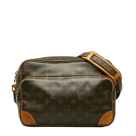 ルイ ヴィトン モノグラム ナイル ショルダーバッグ M45244 ブラウン PVC レザー レディース LOUIS VUITTON 【中古】