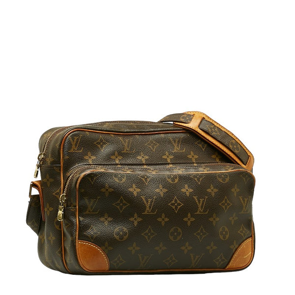 ルイ ヴィトン モノグラム ナイル ショルダーバッグ M45244 ブラウン PVC レザー レディース LOUIS VUITTON 【中古】