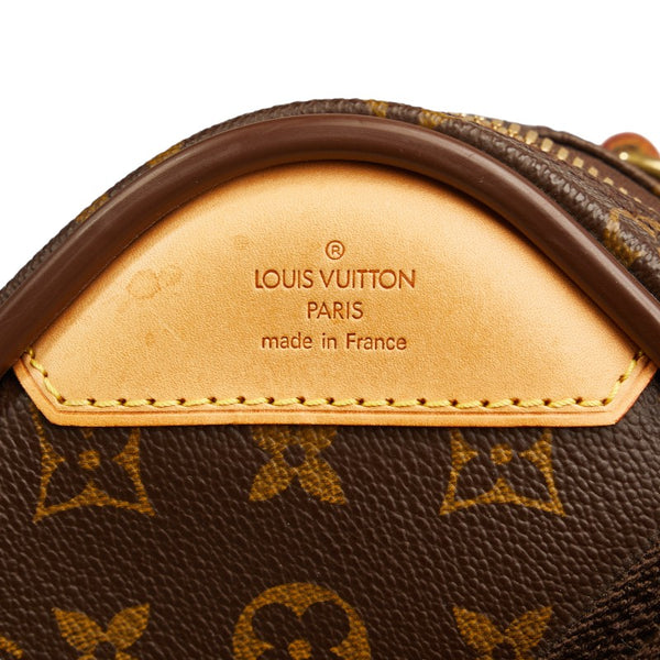 ルイ ヴィトン モノグラム サテライト53 ハンドバッグ スーツケース 2WAY M23356 ブラウン PVC レザー メンズ LOUIS VUITTON 【中古】