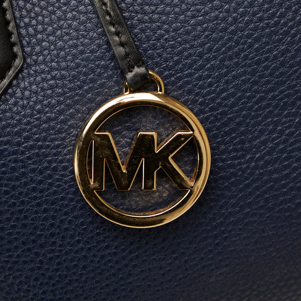 マイケルコース ハンドバッグ ショルダーバッグ 2WAY 35S0GKFS1T ネイビー レザー レディース Michael Kors 【中古】