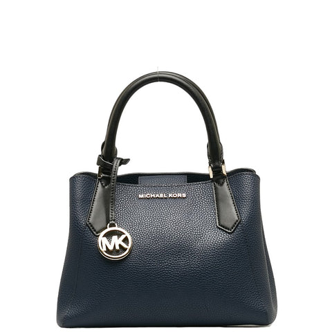 マイケルコース ハンドバッグ ショルダーバッグ 2WAY 35S0GKFS1T ネイビー レザー レディース Michael Kors 【中古】