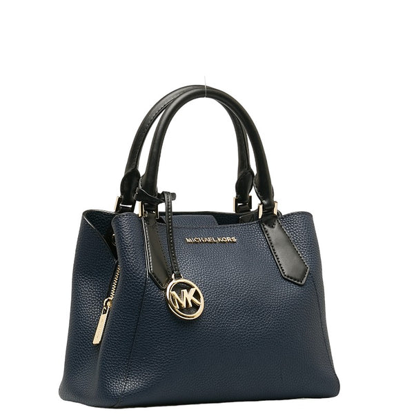 マイケルコース ハンドバッグ ショルダーバッグ 2WAY 35S0GKFS1T ネイビー レザー レディース Michael Kors 【中古】