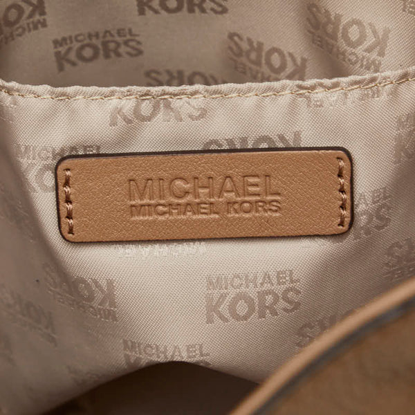 マイケルコース チェーン ハンドバッグ トートバッグ ベージュ レザー レディース Michael Kors 【中古】