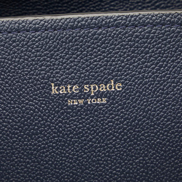 ケイトスペード ハンドバッグ ネイビー レザー レディース Kate Spade 【中古】