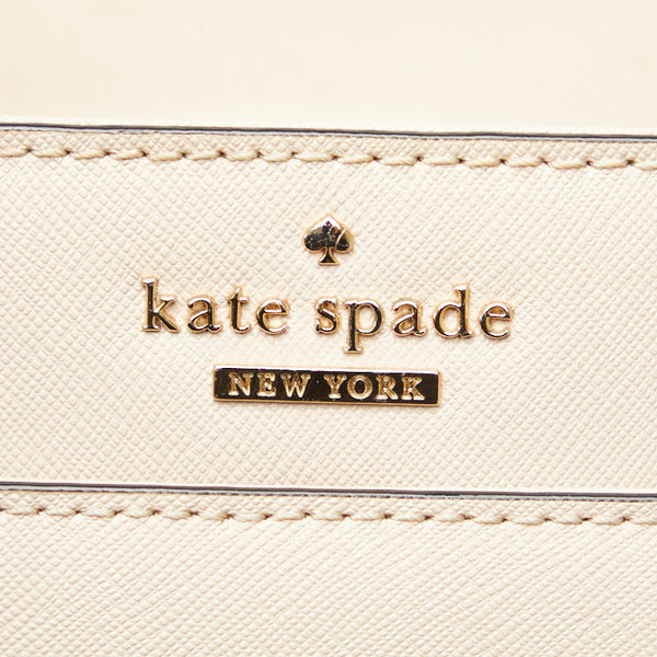 ケイトスペード ハンドバッグ ショルダーバッグ 2WAY PXRU5957 ベージュ レザー レディース Kate Spade 【中古】