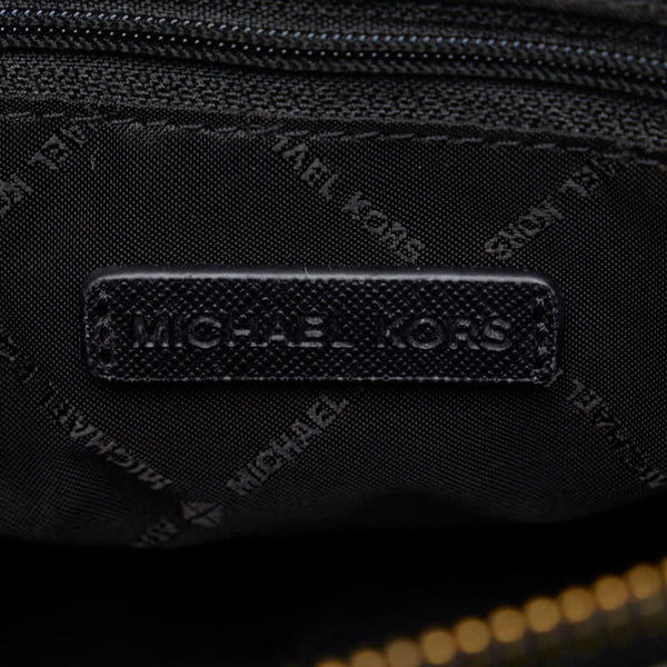 マイケルコース 斜め掛け チェーン ショルダーバッグ  35H7GY3C2L ブラック PVC レディース Michael Kors 【中古】