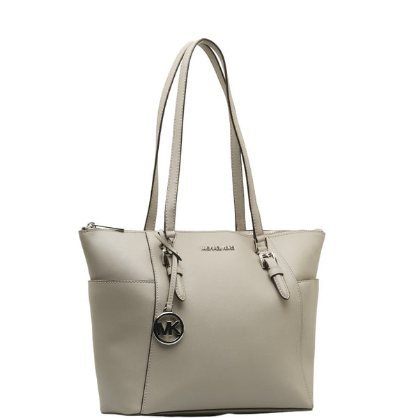 マイケルコース トートバッグ ハンドバッグ グレー レザー レディース Michael Kors 【中古】