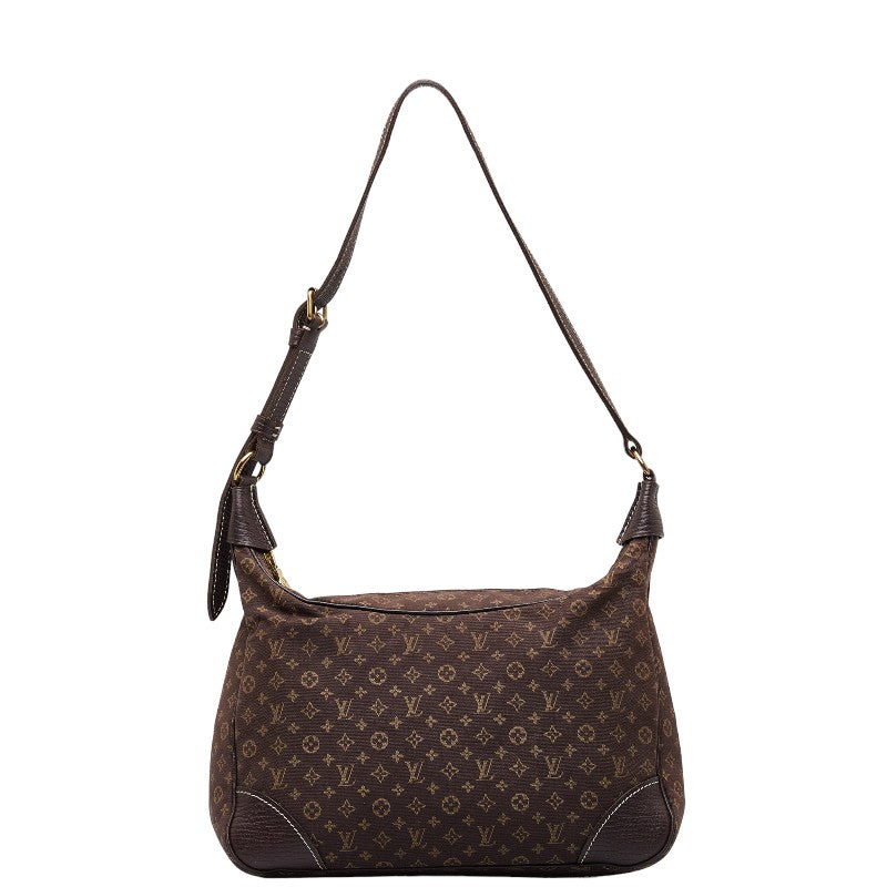 ルイ ヴィトン モノグラム ミニラン ブローニュ ショルダーバッグ M95225 ブラウン キャンバス レザー レディース LOUIS VUITTON 【中古】