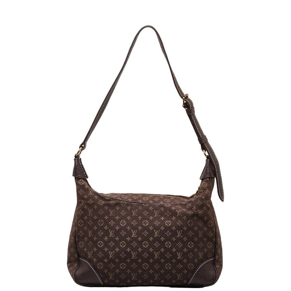 ルイ ヴィトン モノグラム ミニラン ブローニュ ショルダーバッグ M95225 ブラウン キャンバス レザー レディース LOUIS VUITTON 【中古】