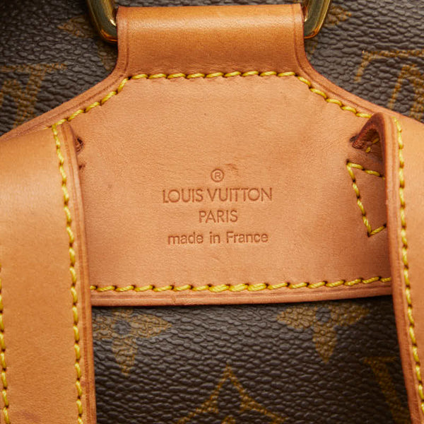 ルイ ヴィトン モノグラム モンスリPM リュック バックパック M51137 ブラウン PVC レザー レディース LOUIS VUITTON 【中古】