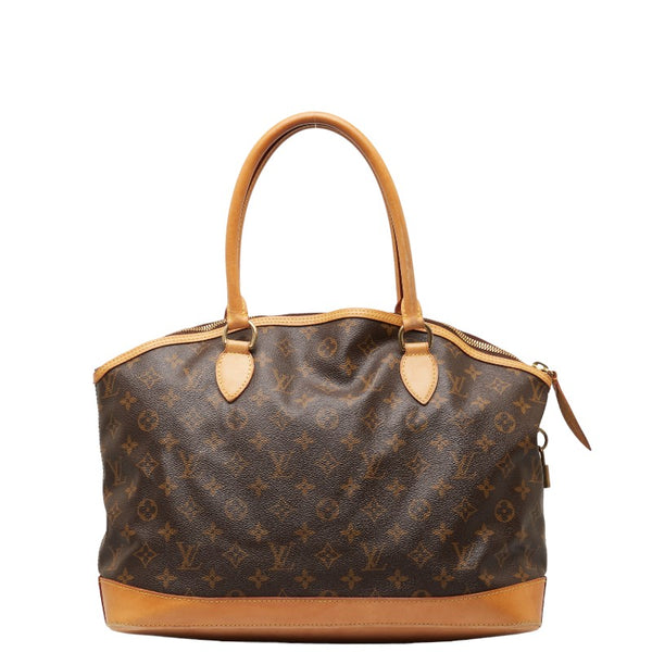 ルイ ヴィトン モノグラム ロックイット ホリゾンタル ハンドバッグ M40104 ブラウン PVC レザー レディース LOUIS VUITTON 【中古】