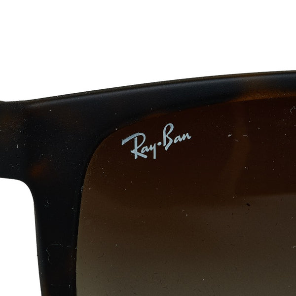 レイバン ジャスティン サングラス RB4165 ブラウン アセテート プラスチック メンズ Ray-Ban 【中古】