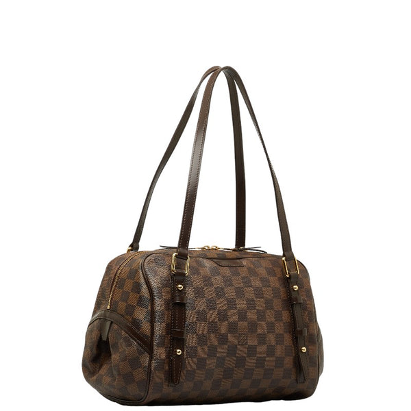 ルイ ヴィトン ダミエ リヴィントンGM ハンドバッグ ショルダーバッグ N41158 ブラウン PVC レザー レディース LOUIS VUITTON 【中古】