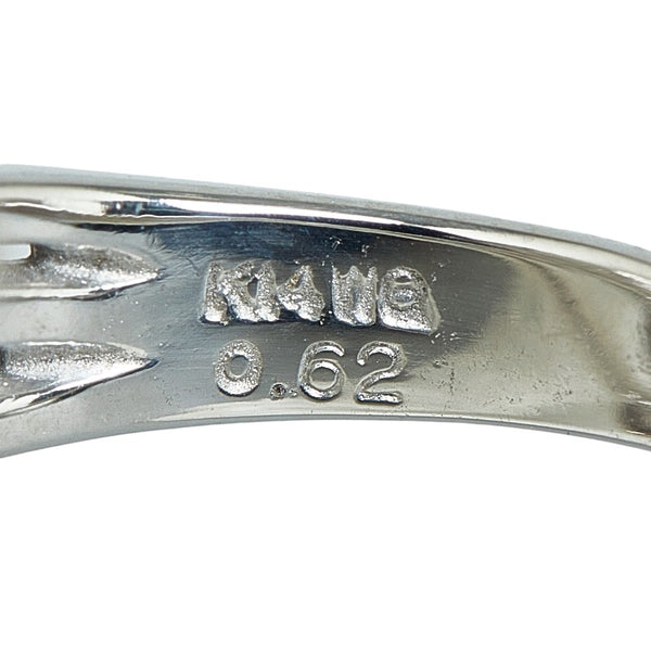 K14WG ホワイトゴールド ダイヤ0.62ct リング 指輪 レディース 12.5号 【中古】