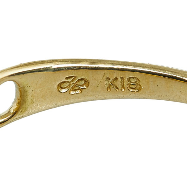 K21.6 ゴールド K18YG イエローゴールド メキシコ 2ペソ金貨 リング 指輪 レディース 11号 【中古】