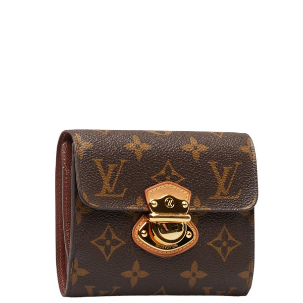 ルイ ヴィトン モノグラム ポルトフォイユ ジョイ 二つ折り財布 M60211 ブラウン PVC レザー レディース LOUIS VUITTON 【中古】