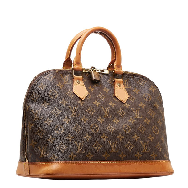 ルイ ヴィトン モノグラム アルマPM ハンドバッグ M51130 ブラウン PVC レザー レディース LOUIS VUITTON 【中古】