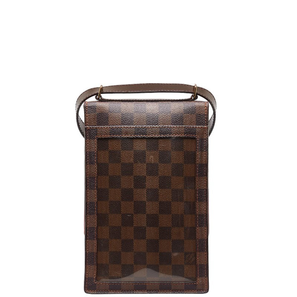 ルイ ヴィトン ダミエ ポートベロー ショルダーバッグ N45271 ブラウン PVC レザー レディース LOUIS VUITTON 【中古】