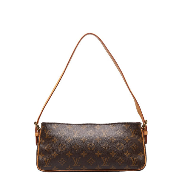 ルイ ヴィトン モノグラム ヴィバシテMM  ショルダーバッグ ハンドバッグ M51164 ブラウン PVC レザー レディース LOUIS VUITTON 【中古】