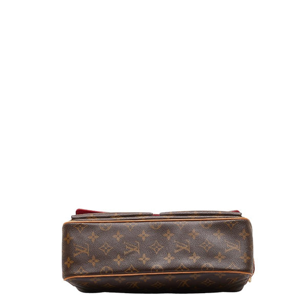 ルイ ヴィトン モノグラム ヴィバシテMM  ショルダーバッグ ハンドバッグ M51164 ブラウン PVC レザー レディース LOUIS VUITTON 【中古】