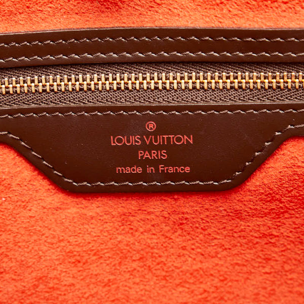 ルイ ヴィトン ダミエ マノスクGM トートバッグ N51120 ブラウン PVC レザー レディース LOUIS VUITTON 【中古】