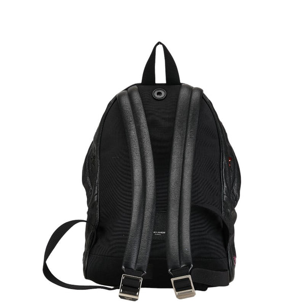 サンローラン シティ カリフォルニア リュック バックパック 454319 ブラック マルチカラー レザー レディース SAINT LAURENT 【中古】