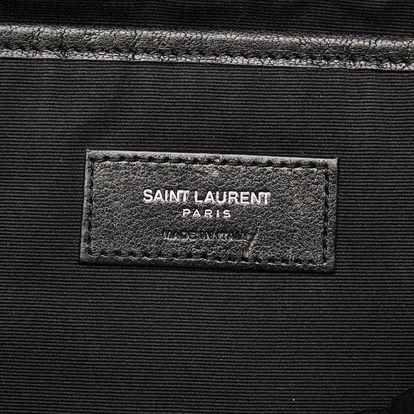 サンローラン シティ カリフォルニア リュック バックパック 454319 ブラック マルチカラー レザー レディース SAINT LAURENT 【中古】