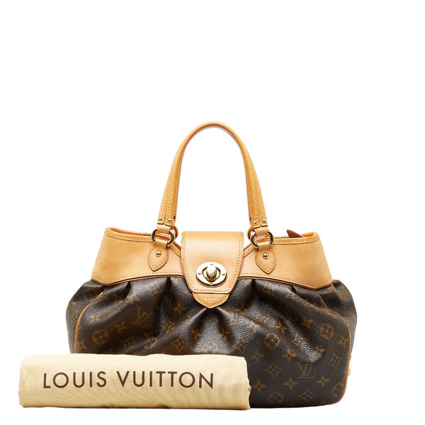 ルイ ヴィトン モノグラム ボエシPM トートバッグ M45715 ブラウン PVC レザー レディース LOUIS VUITTON 【中古】