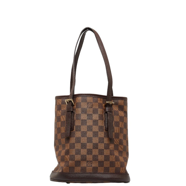 ルイ ヴィトン ダミエ マレ トートバッグ ショルダーバッグ N42240 ブラウン PVC レザー レディース LOUIS VUITTON 【中古】