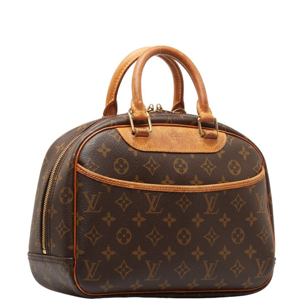 ルイ ヴィトン モノグラム トゥルーヴィル ハンドバッグ M42228 ブラウン PVC レザー レディース LOUIS VUITTON 【中古】