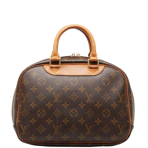 ルイ ヴィトン モノグラム トゥルーヴィル ハンドバッグ M42228 ブラウン PVC レザー レディース LOUIS VUITTON 【中古】