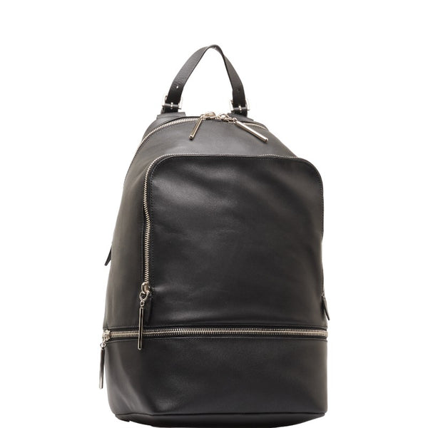 3.1フィリップリム アワー ジップアラウンド リュック バックパック 0426NPO ブラック レザー レディース 3.1 Phillip Lim 【中古】